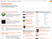 Tablet Screenshot of irnanto.com